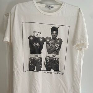 Andy Warhol & Basquiat Graphic T-Shirt